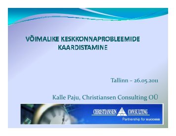 Kalle Paju, Christiansen Consulting OÜ