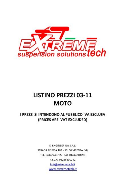 mono ammortizzatore tech 1 / monoshock tech1 - ma motosport