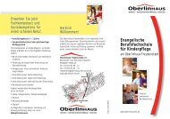 Flyer BFSK - Oberlinhaus Freudenstadt