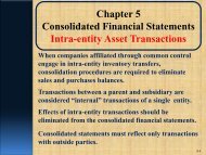Chapter 5 consolidated financial statements intra-entity ... - Anna Lee
