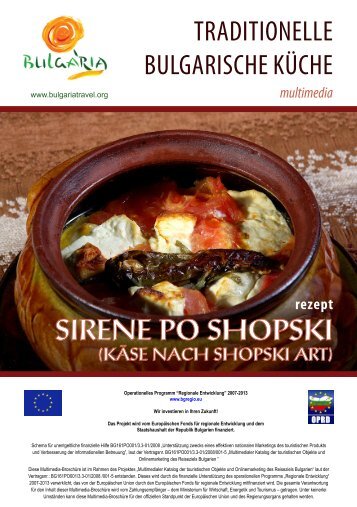 SIRENE PO SHOPSKI TRADITIONELLE ... - Bulgaria Travel