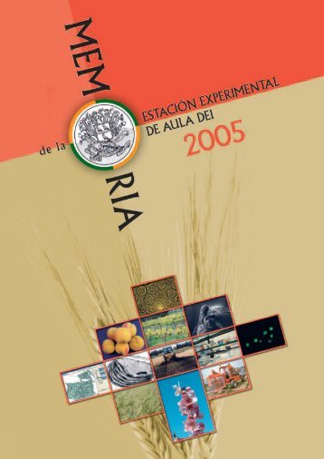 Memoria de la EEAD. 2005 - EstaciÃ³n Experimental de Aula Dei ...
