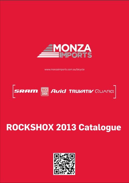 ROCKSHOX 2013 Catalogue - Monza Imports