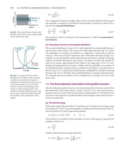 Statistical thermodynamics 1: the concepts - W.H. Freeman