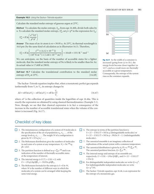 Statistical thermodynamics 1: the concepts - W.H. Freeman