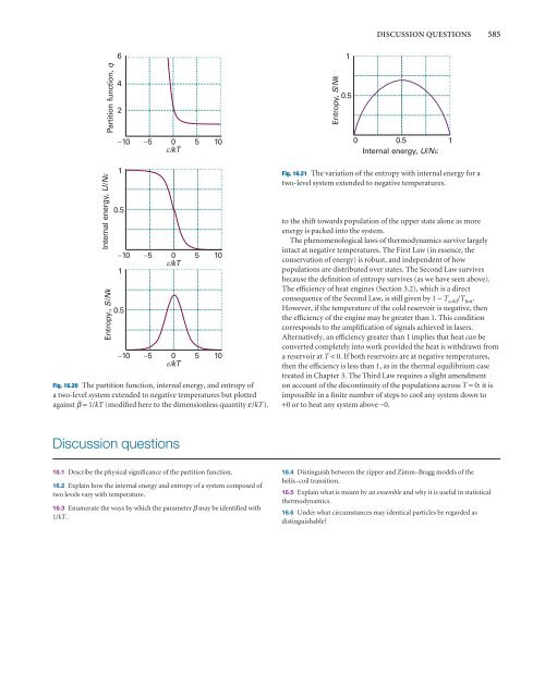 Statistical thermodynamics 1: the concepts - W.H. Freeman