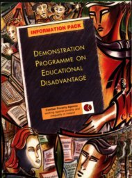 Demonstration Programme on Educational Disadvantage 1996-1999