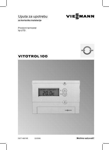 Vitotrol 100UTD.pdf - Viessmann