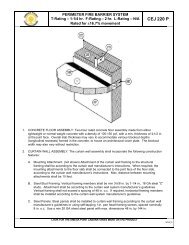 Listing - Passive Fire Protection Partners