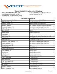 Design-Build RFQ Information Meeting