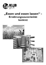 1. Ernährungssouveränität allgemein - (KLJB) Bayern