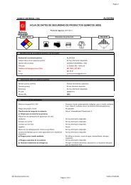 algicida hoja de datos de seguridad de productos quimicos (hds)