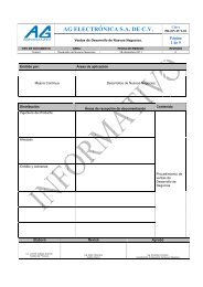 Procedimiento de Ventas Desarrollo de nuevos negocios.