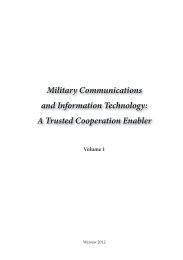 Military Communications and Information Technology: A Trusted ...