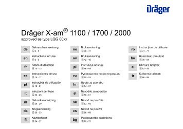 Dräger X-am 1100 / 1700 / 2000 - ancb.it