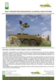 Multi Sensor Reconnaissance and Surveillance System - 06.07.2012