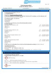 Sicherheitsdatenblatt - Reininghaus