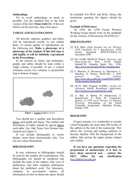 Paper template is available at Information for Authors