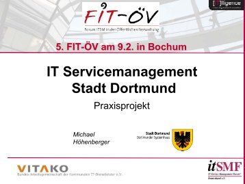 IT Service Management Stadt Dortmund - FIT-Ã¶V