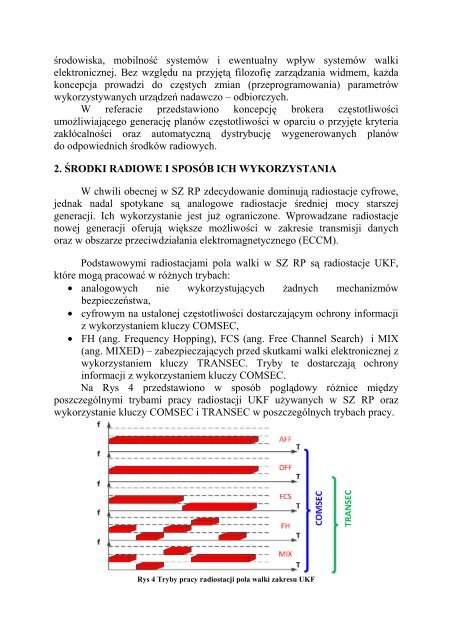 dynamiczne zarzÄdzanie widmem jako metoda zwiekszenia