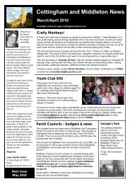 Newsletter - Mar 10 (final) - Cottingham and Middleton News