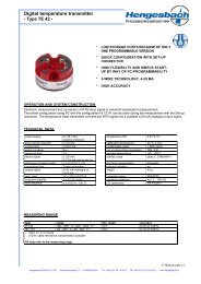 Data sheet - Hengesbach GmbH & Co. KG