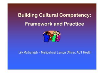 Building Cultural Competency - Alzheimer's Australia