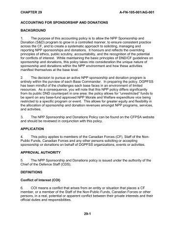 CHAPTER 29 A-FN-105-001/AG-001 29-1 ACCOUNTING FOR ...