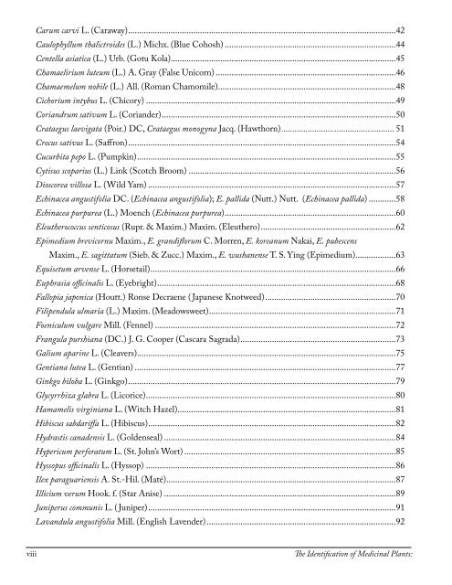 The Identification of Medicinal Plants A ... - American Botanical Council