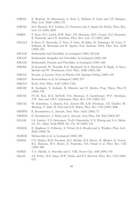 Energy Levels of Light Nuclei A = 14 - Triangle Universities Nuclear ...