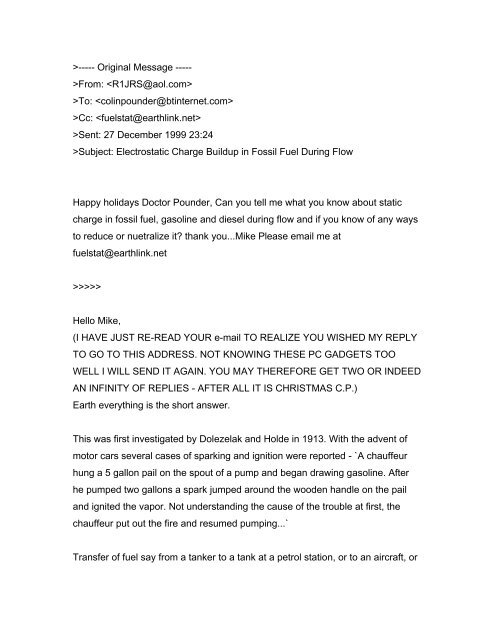 Dr Colin Pounders Letter Pdf Oxytane