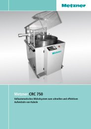Metzner CRC 750 - METZNER Maschinenbau GmbH