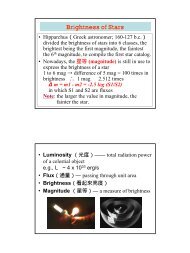 Brightness and Naming of Stars