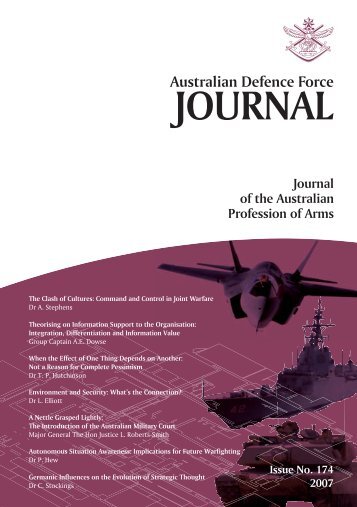 Issue No. 174 2007 - Australian Defence Force Journal