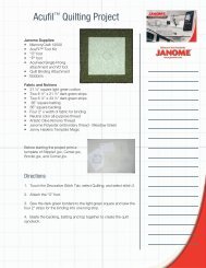 Project Instructions - Janome