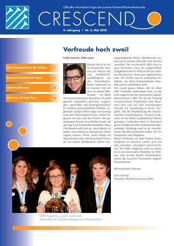 Ausgabe 02/2010 - Luzerner Kantonal-Blasmusikverband