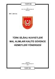 202-4(C) TSK Mal AlÄ±mlarÄ± Kalite GÃ¼vence Hizmetleri YÃ¶nergesi