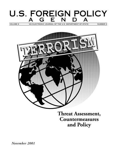 Terrorism: Threat Assessment, Countermeasures and Policy