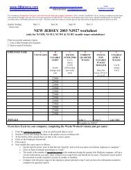 NJ927 quarterly worksheet (PDF file) - QBalance.com