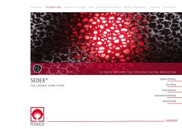 SEDEX* - Foseco