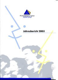 Jahresbericht 2003 - Ehemaligen-Vereinigung Pflegeberufsschule ...