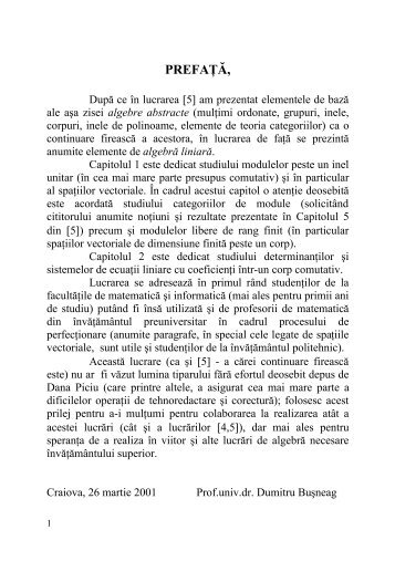 Algebra liniara