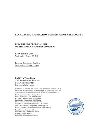 local agency formation commission of napa county - calafco