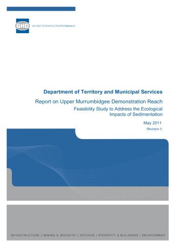 Sediment Feasibility Study - Upper Murrumbidgee Demonstration ...