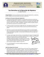 Sus Derechos en la EjecuciÃ³n de Hipoteca - LawHelpMN.org