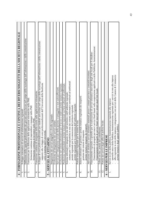 'SocietÃ  dell'Informazione. Analisi e indicazioni per la - Dps - MEF