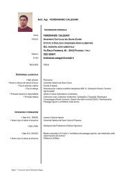 CALEGARI Ferdinando - Sede di Piacenza - UniversitÃ  Cattolica del ...