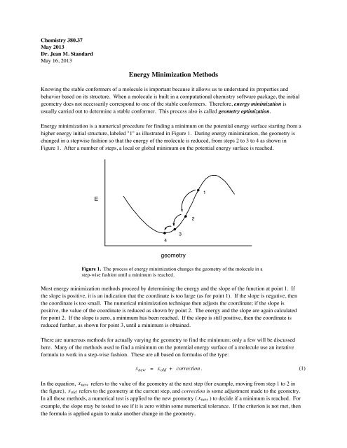 Energy Minimization Methods