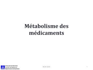 Metabolisme des medicaments.pdf - Retour Ã  la page d'accueil