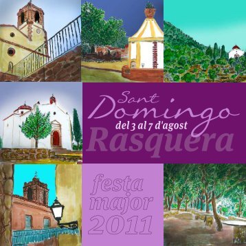 programa de festes - Ajuntament de Rasquera